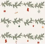 Papírové ubrousky Christmas Garlands - 50 ks