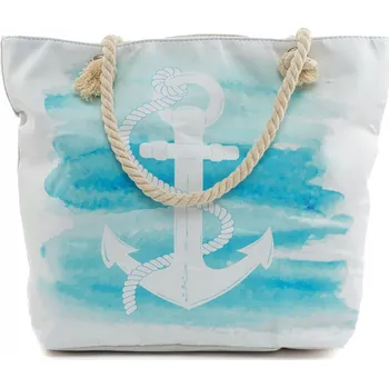 Kabelka Plážová taška kabelka na pláž na dovolenou VELKÁ prostorná se zipem