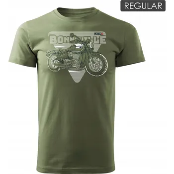 Tričko s motivem motorky Triumph Bonneville