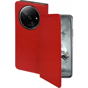 Pouzdro na mobilní telefon Flipové pouzdro BBE CASE pro Xiaomi Redmi A3 4G červené