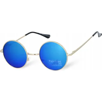 Sluneční brýle Modré zrcadlové brýle Lenonky