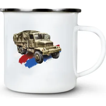 PRAGA V3S, V3 - Plechový hrnek VELKÝ 400ml (500 ml po okraj) - 400 ml