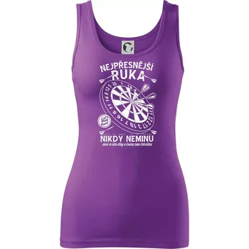Dámské tričko Nejpřesnější ruka - Dámské tílko - XL ( Fialová )