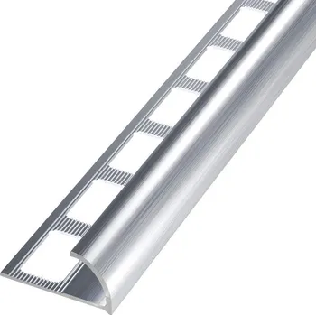 Podlahová lišta Havos Oblá ukončovací lišta ALO12250 12,5 x 2500 mm přírodní hliník