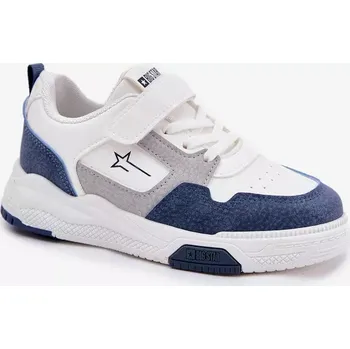 Dívčí tričko Lehké dětské sneakersy Big Star RR374052 Bílo-Modré 32