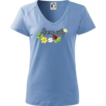 Jsem víla vole! - Tričko dámské Dream - S ( Pyžamově modrá )