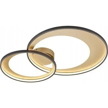 Moderní lampa stropní svítidlo LED kroužky černá Trio