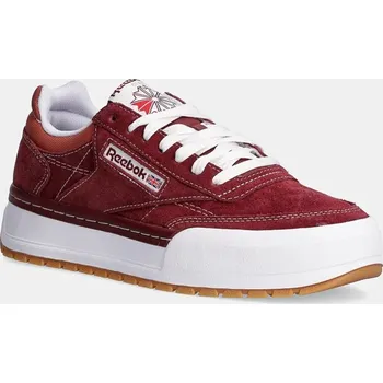 Pánská obuv Semišové tenisky Reebok Classic Club C Megacourt 100201244 burgundské 83X, EUR 36