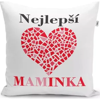 Polštář Sablio Polštář Nejlepší maminka: 40x40 cm