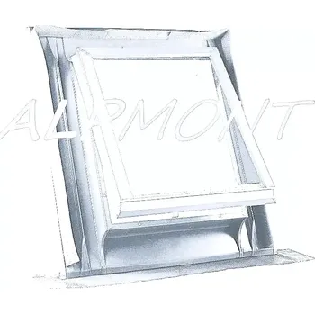 HPI univerzální vikýř 500x600mm z pozinkované oceli FeZn (Lemování univerzálního vikýře pro profilovanou krytinu s rámem z borového dřeva je vyrobeno z pozinku FeZn)