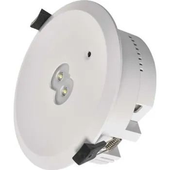 Bodové svítidlo Nástěnný reflektor kulatý Emos bílý