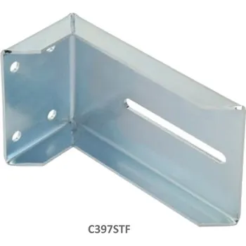 Příslušenství pro plot držák dojezdové kapsy C397STF - držák pro doraz posuvné samonosné brány 100 x 100 x 150 mm