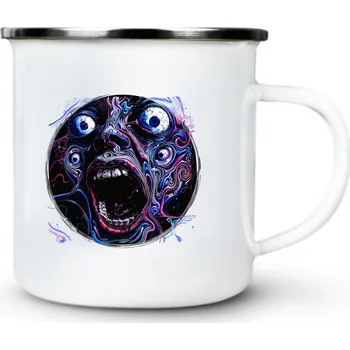 Absurdní vřískot - Plechový hrnek VELKÝ 400ml (500 ml po okraj) - 400 ml