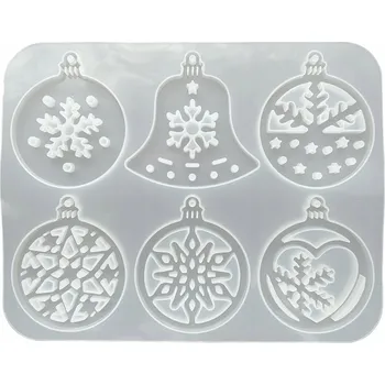 Forma na pečení FS-457 Forma na pryskyřici silikonová forma na odlitky 159x195x5mm Přívěsky