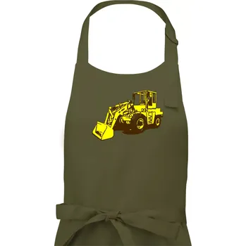 Kuchyňská zástěra HON UN 053 - Pánská zástěra na vaření - Univerzální velikost ( Khaki )