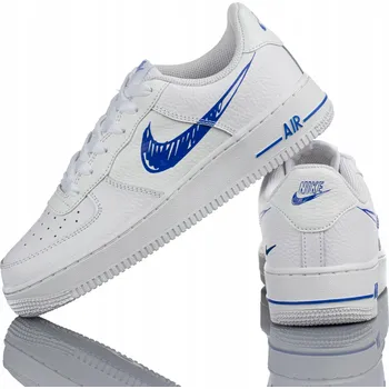 Dámské tenisky DÁMSKÉ SPORTOVNÍ BOTY NIKE AIR FORCE 1 LOW GS DM3177 102 Velikost 36,5