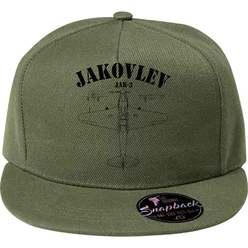 Pánské tričko JAKOVLEV JAK3, černý tisk - Kšiltovka, čepice 5P RAP - nastavitelná