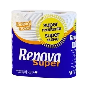 Toaletní papír Suchý toaletní papír bez vůně Renova 4 ks