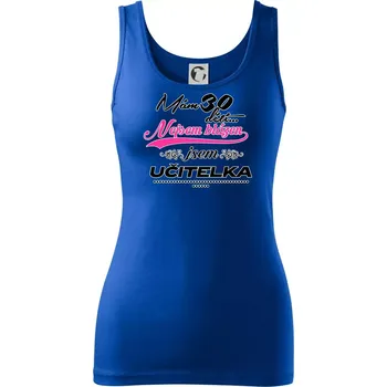 Dámské tričko Mám 30 dětí, jsem učitelka - Dámské tílko - 2XL ( Královská modrá )