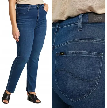 Dámské džíny Lee CLASSIC STRAIGHT PLUS dámské džíny rovného střihu, velikost 36/33