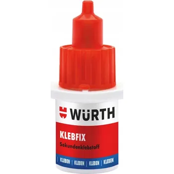 Průmyslové lepidlo Vteřinové lepidlo na plasty Würth 5 ml