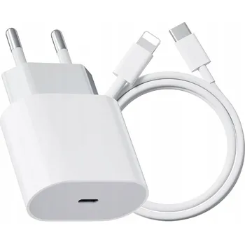 Síťová nabíječka IN 25W bílá USB-C s kabelem 1m