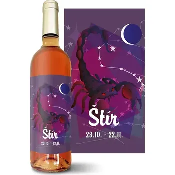 Víno Sablio Růžové víno Štír: 0,75 l