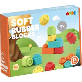 ostatní stavebnice Měkké gumové obdélníkové Stavebnice 13 ks 12M+ Ideální jako Dárek