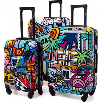 RGL Sada pevných kufrů ABS 518, 130 l