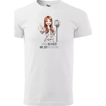 Sablio Tričko s potiskem Ano, jsem influencerka - bílé S