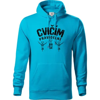 Pánské oblečení Cvičím pravidelně, vtipné tričko, V1 - Pánská mikina Premium - S