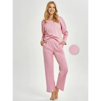 Dámské pyžamo Taro dámské pyžamo bavlna růžové velikost XL