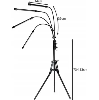 Stojací lampa Stojací lampa GROW pro pěstování rostlin Gardlov 14 W