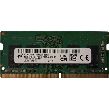 Operační paměť Paměť RAM DDR4 Micron MTA4ATF51264HZ-3G2J1 4 GB