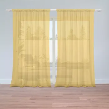 Záclona Sablio Záclony Žlutooranžová: 2ks 150x250cm