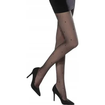 Dámské punčochy Punčocháče hladké Gatta SILVER PARTY 05 20 DEN vícebarevné Nero-Golden velikost 2