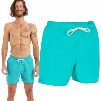 Pánské kraťasy Pánské plážové šortky Olaian modré S