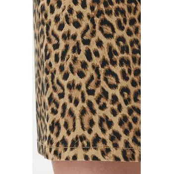 Dámská sukně Vero moda Dámská Sukně mini VERO MODA-10329966 SILVER MINK LEOPARD Hnědá