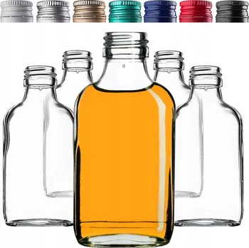 Skleněná láhev Kadax 100 ml čirá, 10 ks