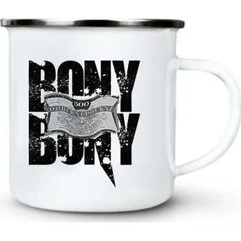 Bony vole! V4 - Plechový hrnek VELKÝ 400ml (500 ml po okraj) - 400 ml