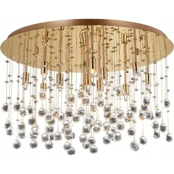 Stropní Svítidlo kulatý Ideal Lux 80 x 80 cm žlutý