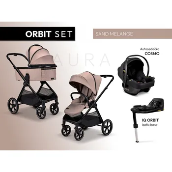 Kočárek Moon AURA SET ORBIT 2026 Barva: Sand Melange
