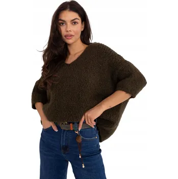 Dámský svetr Svetr IT SW 7703.70 khaki jedna velikost