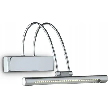 Nástěnné svítidlo Nástěnné svítidlo Ideal Lux stříbrné s integrovaným LED zdrojem 0,07 W