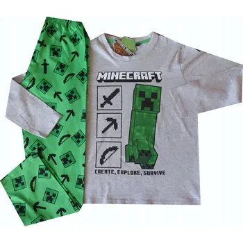 Chlapecké pyžamo Fashion UK pyžamo šedé, velikost 140