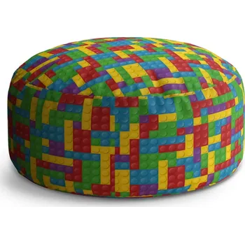 Taburet Sablio Taburet Circle Barevná stavebnice: 38x48 cm