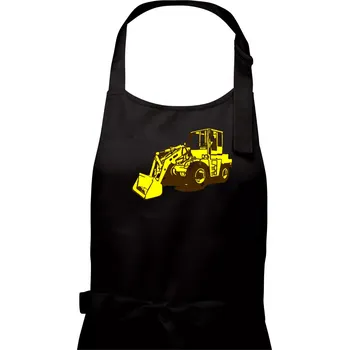 Kuchyňská zástěra HON UN 053 - Dámská zástěra na vaření - Univerzální velikost ( Černá )