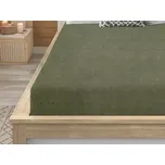 Prostěradlo mikroplyš GRENA 90x200 cm zelené