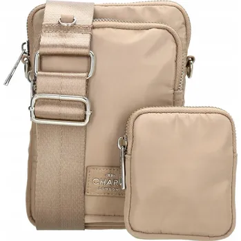Charm London kabelka polyester hnědá