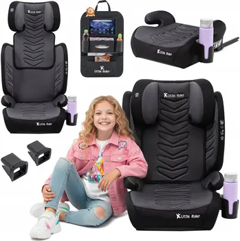 Autosedačka Autosedačka Little Rider Vincent šedá 15-36 kg 100-150 cm i-Size